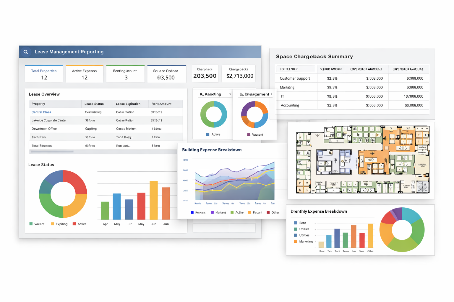 Lease management reporting and portfolio insight