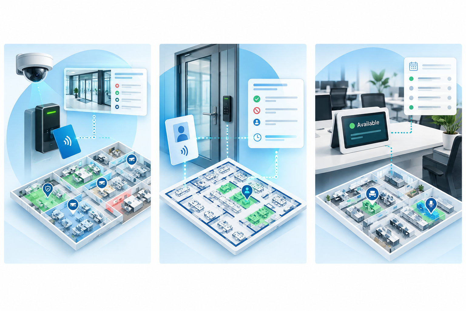 Security, access control, workplace technology and floor plans connected through CADapultFM